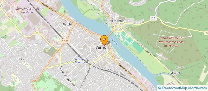 localisation de l'entreprise MADAME CATHERINE DESCHAMPS à VERNON