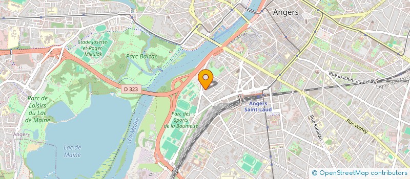 localisation de l'entreprise MADAME CATHERINE DESHAYES à ANGERS