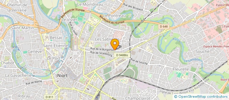 localisation de l'entreprise MADAME CATHERINE DESMET à NIORT