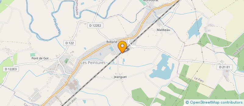 localisation de l'entreprise MADAME CATHERINE DESMOND  LES PEINTURES