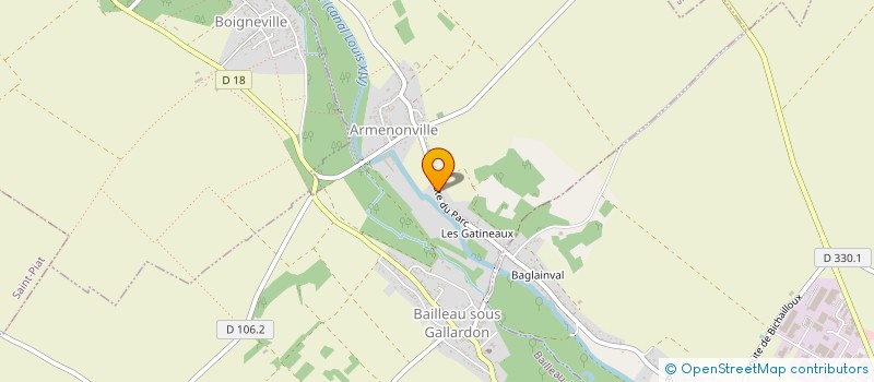 localisation de l'entreprise MADAME CATHERINE DESMOT à BAILLEAU-ARMENONVILLE