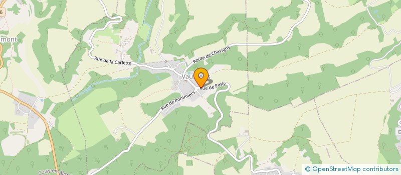 localisation de l'entreprise MADAME CATHERINE DESORBAIX  VAUXREZIS