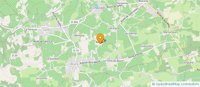 localisation de l'entreprise MADAME CATHERINE DESPERRIER  BLACE