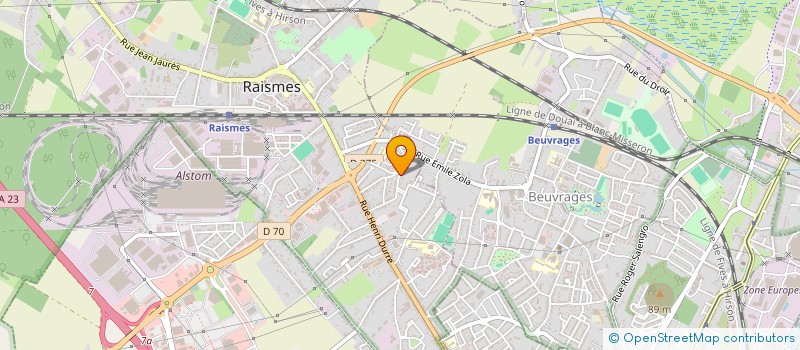 localisation de l'entreprise MADAME CATHERINE DESPINOY  RAISMES