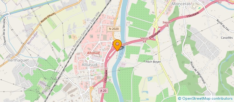 localisation de l'entreprise MADAME CATHERINE DESRIAUX  MONTAUBAN