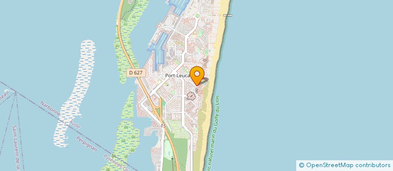 localisation de l'entreprise MADAME CATHERINE DESROSIERS  LEUCATE