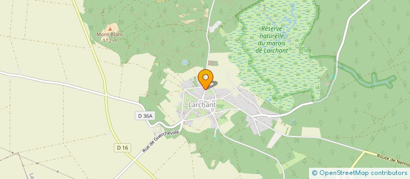 localisation de l'entreprise MADAME CATHERINE DETRAZ  LARCHANT