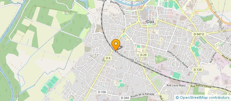 localisation de l'entreprise MADAME CATHERINE DEVARENNE  DAX