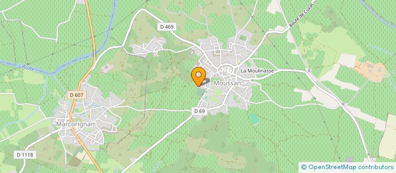 localisation de l'entreprise MADAME CATHERINE DEVEAUD à MOUSSAN
