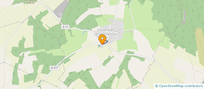 localisation de l'entreprise MADAME CATHERINE DEVILLE  ESCOMBRES-ET-LE-CHESNOIS