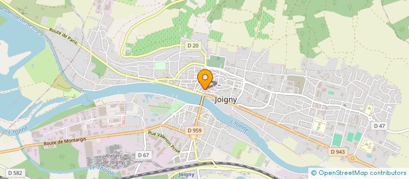 localisation de l'entreprise MADAME CATHERINE DEZARD à JOIGNY