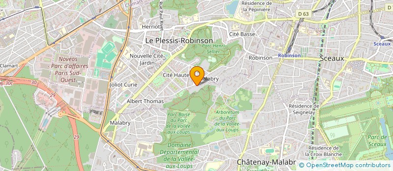 localisation de l'entreprise MADAME CATHERINE DHEZ LAURENS à LE PLESSIS-ROBINSON