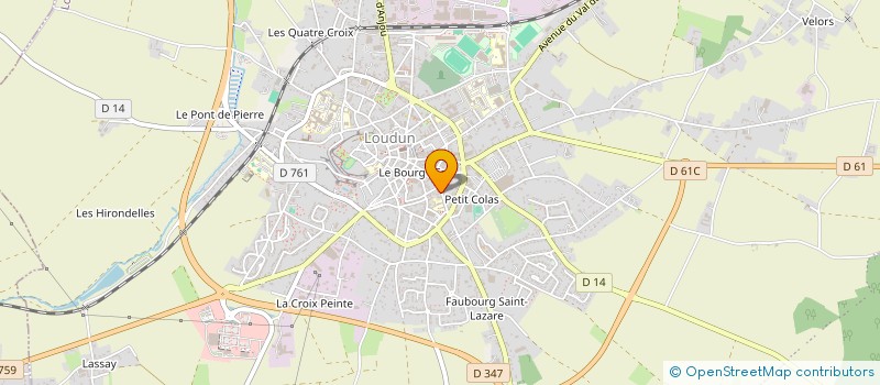 localisation de l'entreprise MADAME CATHERINE DI LUZIO à LOUDUN