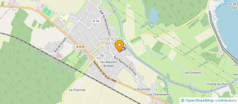 localisation de l'entreprise MADAME CATHERINE DI STABILE  LUSIGNY-SUR-BARSE