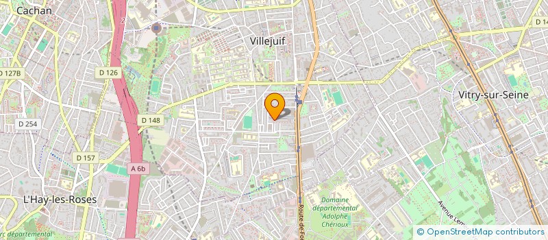 localisation de l'entreprise MADAME CATHERINE DIALLO  VILLEJUIF