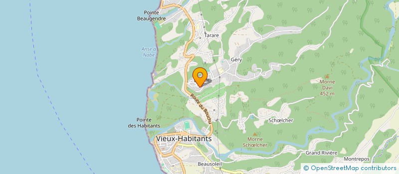 localisation de l'entreprise MADAME CATHERINE DIAZ à VIEUX-HABITANTS