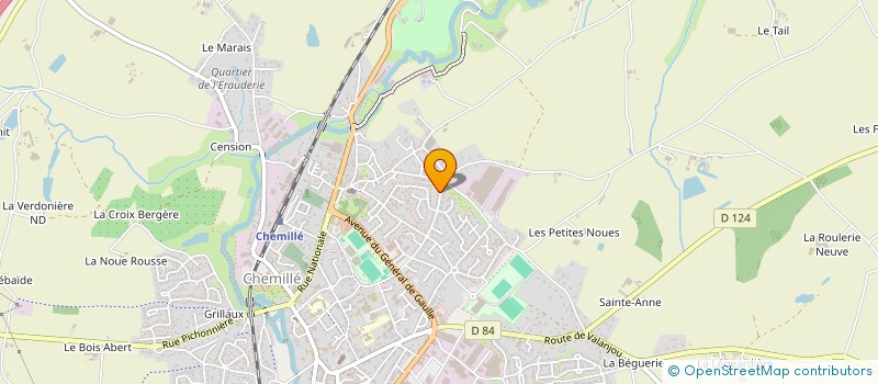 localisation de l'entreprise MADAME CATHERINE DIDILLON  CHEMILLE-EN-ANJOU