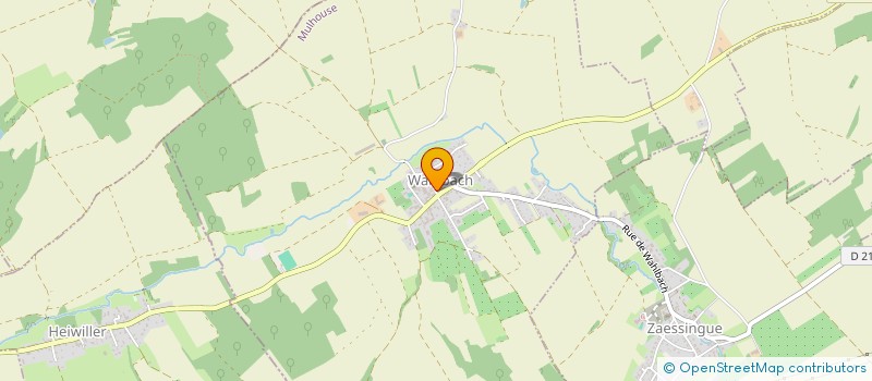 localisation de l'entreprise MADAME CATHERINE DIETSCH  WAHLBACH