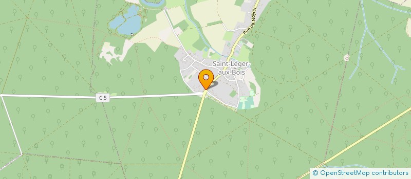 localisation de l'entreprise MADAME CATHERINE DIGLE  SAINT-LEGER-AUX-BOIS
