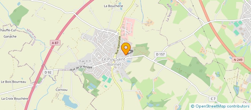 localisation de l'entreprise MADAME CATHERINE DIXNEUF à CHOLET
