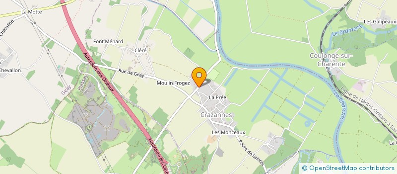 localisation de l'entreprise MADAME CATHERINE DIXON  CRAZANNES