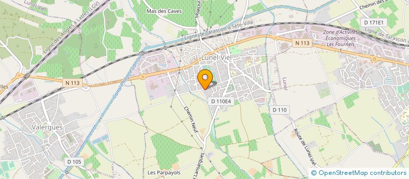 localisation de l'entreprise MADAME CATHERINE DOLE  LUNEL-VIEL