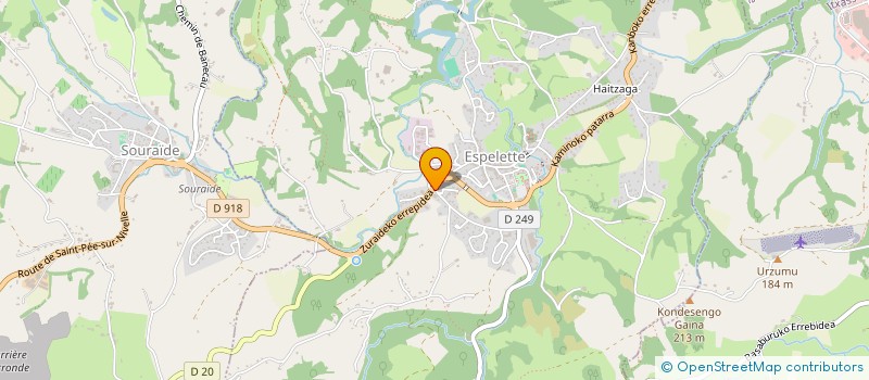 localisation de l'entreprise MADAME CATHERINE DOLNET  ESPELETTE