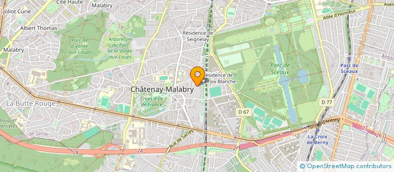 localisation de l'entreprise MADAME CATHERINE DOSTE à CHATENAY-MALABRY