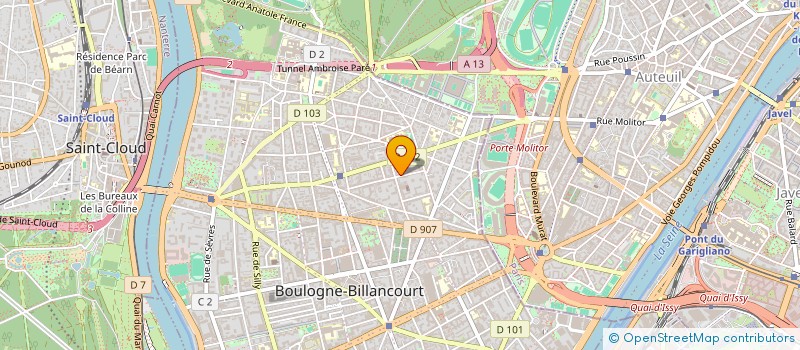 localisation de l'entreprise MADAME CATHERINE DOUCET à BOULOGNE-BILLANCOURT
