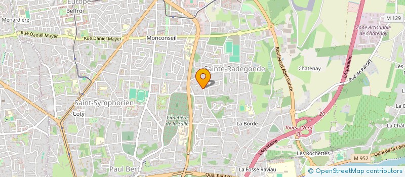 localisation de l'entreprise MADAME CATHERINE DOUX  TOURS