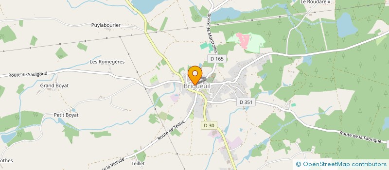 localisation de l'entreprise MADAME CATHERINE DOWDS  BRIGUEUIL