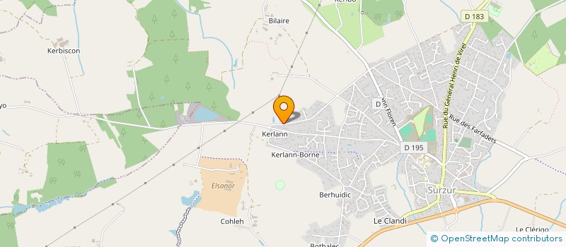 localisation de l'entreprise MADAME CATHERINE DREAU  SURZUR