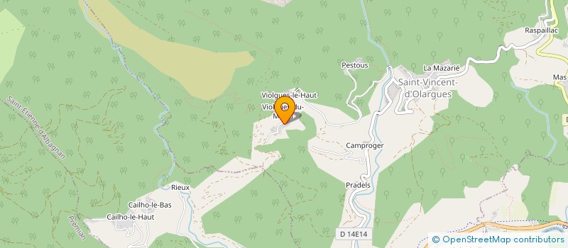 localisation de l'entreprise MADAME CATHERINE DRIESSENS à SAINT-VINCENT-D'OLARGUES