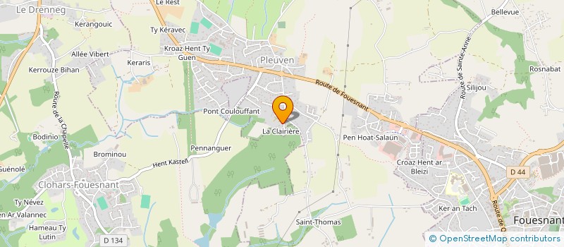 localisation de l'entreprise MADAME CATHERINE DRONIOU  PLEUVEN