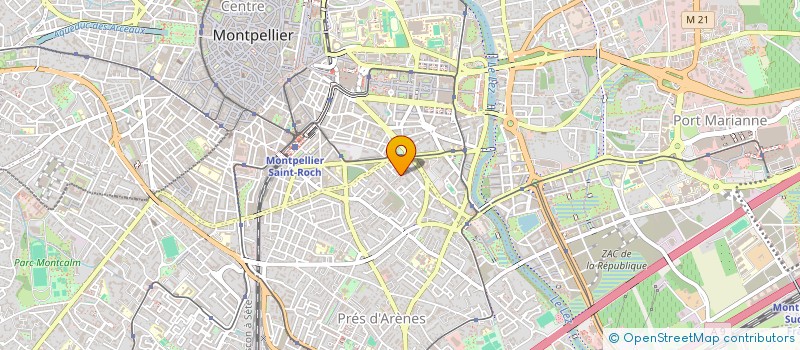 localisation de l'entreprise MADAME CATHERINE DROUAN à MONTPELLIER
