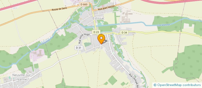 localisation de l'entreprise MADAME CATHERINE DROUILLY  ESTISSAC