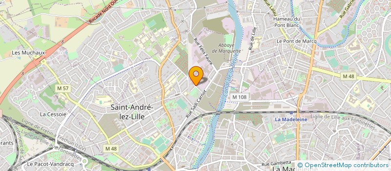 localisation de l'entreprise MADAME CATHERINE DRUARD à SAINT-ANDRE-LEZ-LILLE