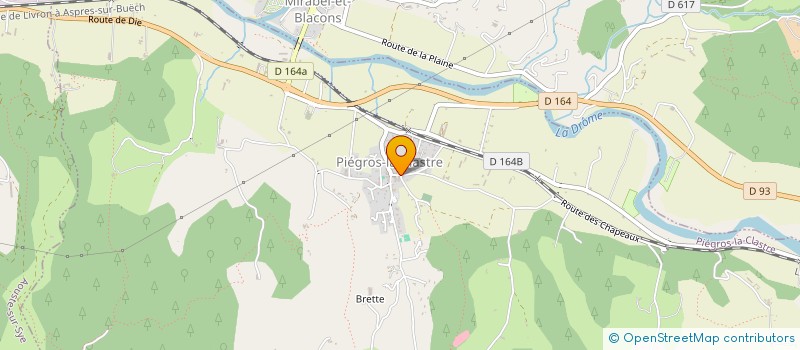 localisation de l'entreprise MADAME CATHERINE DRYGAS  PIEGROS-LA-CLASTRE