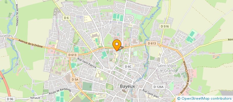 localisation de l'entreprise MADAME CATHERINE DUBOIS  BAYEUX