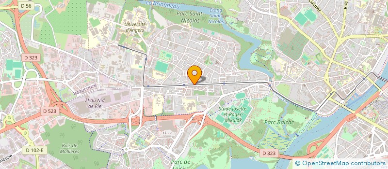 localisation de l'entreprise MADAME CATHERINE DUBOIS à ANGERS