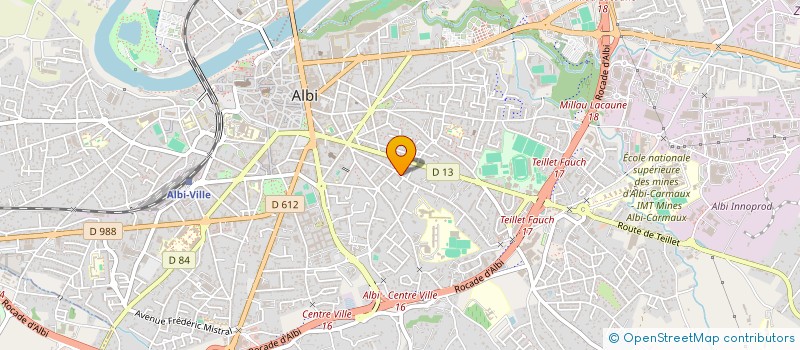 localisation de l'entreprise MADAME CATHERINE DUBOIS à ALBI