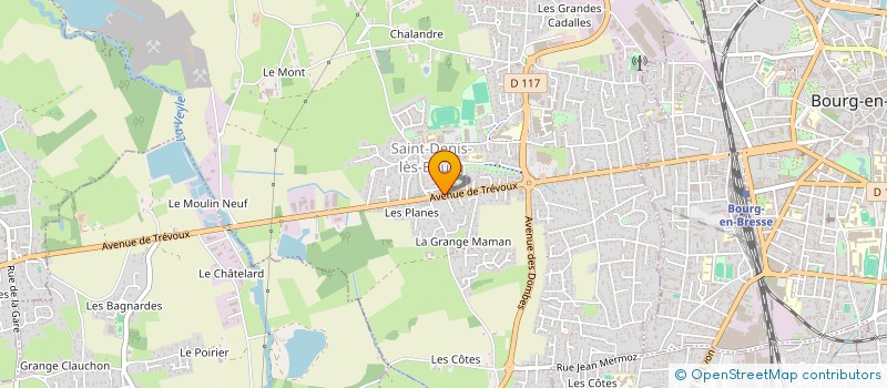 localisation de l'entreprise MADAME CATHERINE DUBOIS DE MONTREYNAUD à SAINT-DENIS-LES-BOURG