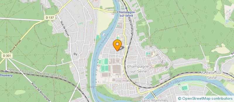 localisation de l'entreprise MADAME CATHERINE DUBOQUET  CHAMPAGNE-SUR-SEINE