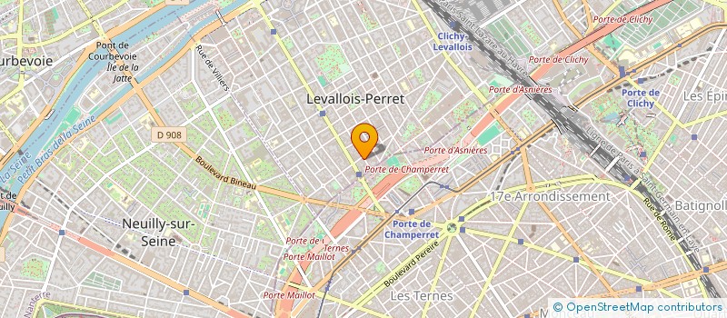 localisation de l'entreprise MADAME CATHERINE DUBORD à LEVALLOIS-PERRET
