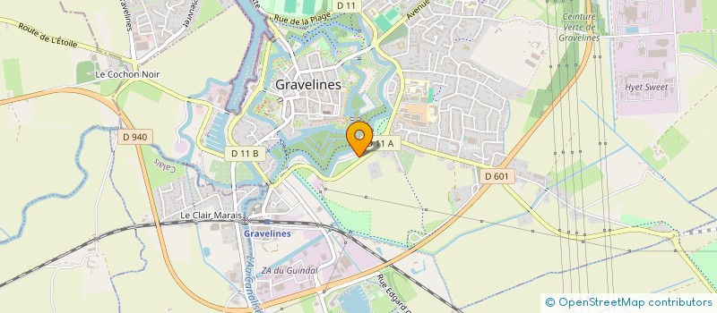 localisation de l'entreprise MADAME CATHERINE DUBREUCQ à GRAVELINES
