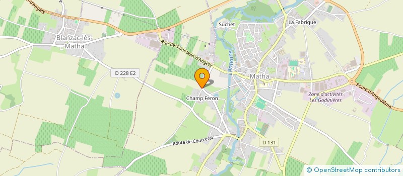 localisation de l'entreprise MADAME CATHERINE DUBREUIL  MATHA