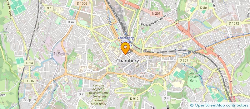 localisation de l'entreprise MADAME CATHERINE DUCAROUGE à CHAMBERY