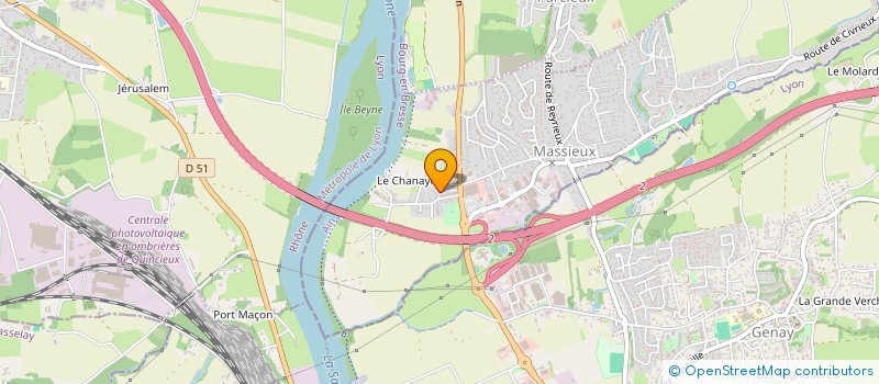 localisation de l'entreprise MADAME CATHERINE DUCHAMP  MASSIEUX