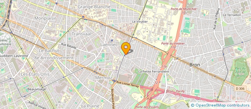 localisation de l'entreprise MADAME CATHERINE DUCHANAUD  BRON