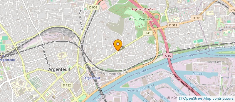 localisation de l'entreprise MADAME CATHERINE DUCHESNE à ARGENTEUIL